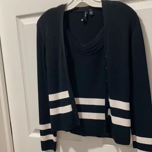 Venini Black and White Women's Sweater